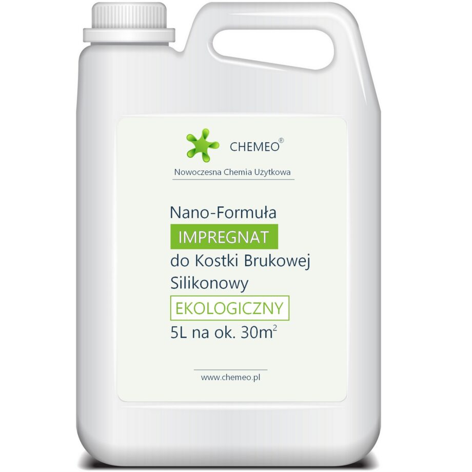 Impregnat do Kostki Brukowej i Betonu 5L Silikonowy (Hydrofobowy), Bezbarwny | Ekologiczny (+Dodatki)