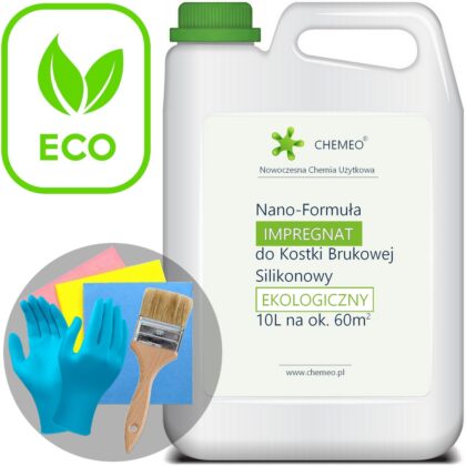 Impregnat do Kostki Brukowej i Betonu 10L Silikonowy (Hydrofobowy), Bezbarwny | Ekologiczny (+Dodatki)